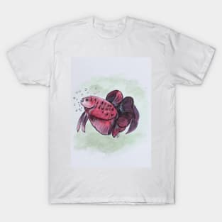 Bubbles, Betta Fish T-Shirt